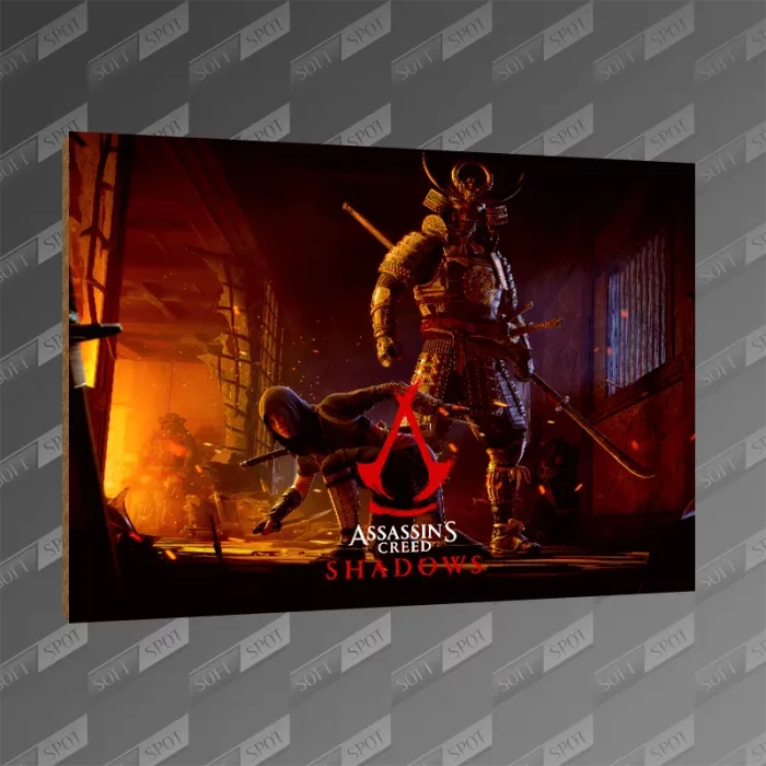 تخته شاسی طرح Assassins Creed Shadows MDF-167