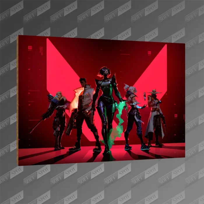 تخته شاسی طرح Valorant MDF-172