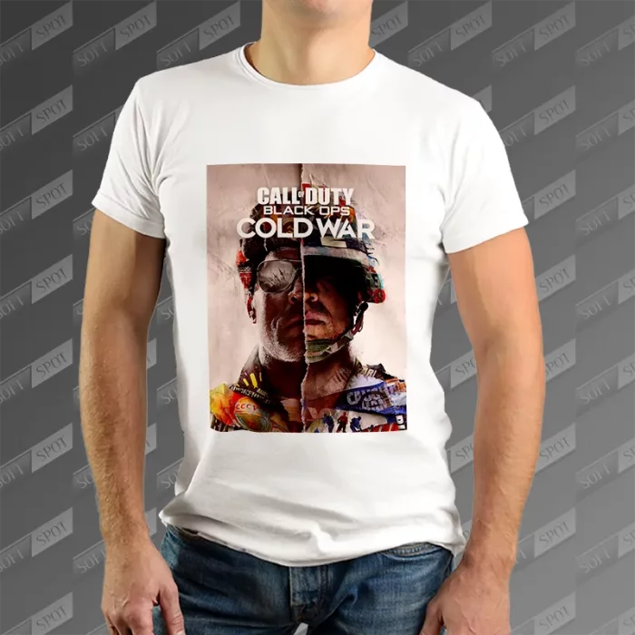 تیشرت مردانه طرح Call of Duty Black Ops Cold War TS-377