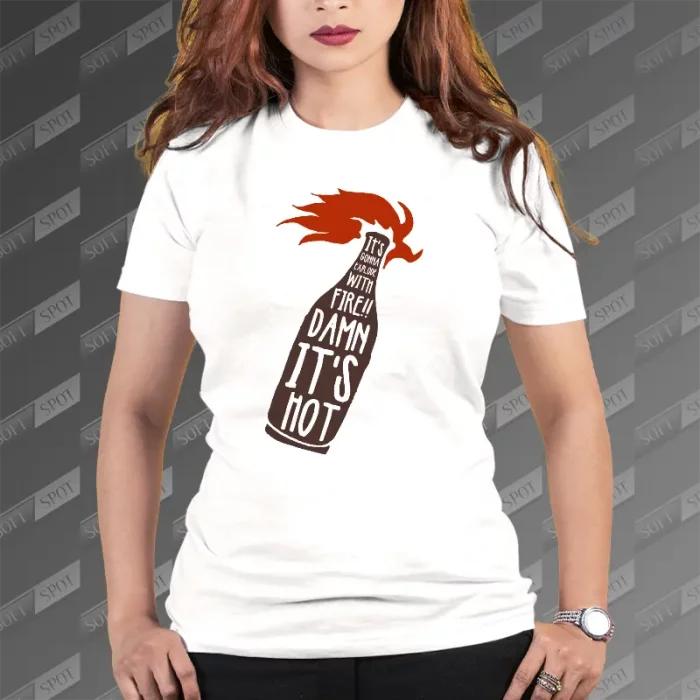 تیشرت زنانه طرح Molotov Explode TS-639