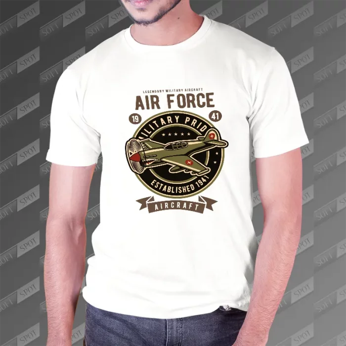 تیشرت مردانه طرح Air Force 1941 TS-647