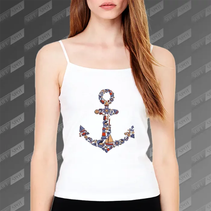 تاپ زنانه طرح Anchor TS-655