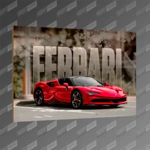 تخته شاسی طرح Ferrari SF90 Stradale MDF-198