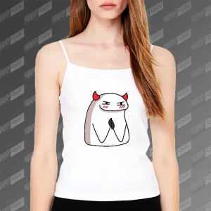 تاپ زنانه طرح Flork Devil Meme TS-668