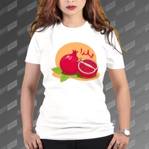 تیشرت زنانه طرح شب یلدا TS-688