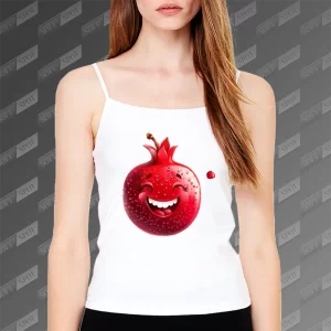 تاپ زنانه طرح  انار خندان TS-707