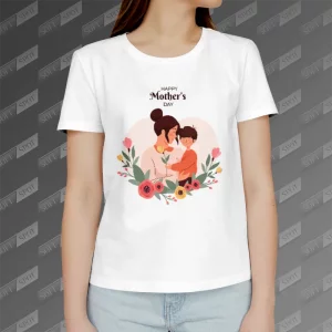 تیشرت زنانه طرح Happy Mothers Day TS-739