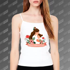 تاپ زنانه طرح Happy Mothers Day TS-744