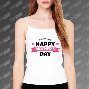 تاپ زنانه طرح Happy Mothers Day You are the Best TS-748