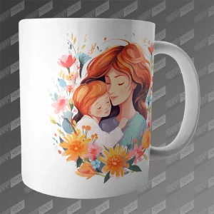 ماگ طرح مادر ای بهترین شعر زندگی روزت مبارک MG-457