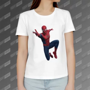 تیشرت زنانه طرح Spider-Man TS-783