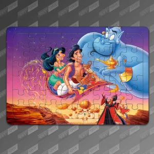 پازل طرح Aladdin Princess Jasmine and Genie PZL-37
