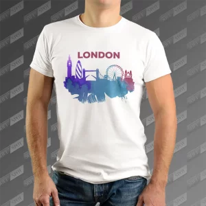 تیشرت مردانه طرح London TS-805