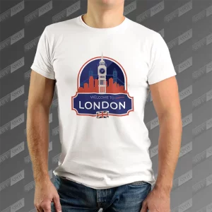 تیشرت مردانه طرح Welcome to London TS-811
