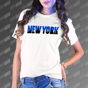 تیشرت زنانه طرح New York TS-812