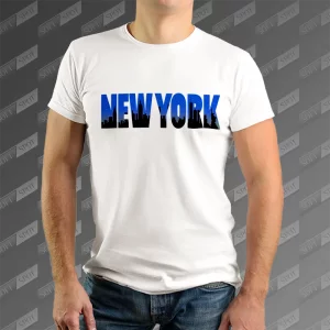 تیشرت مردانه طرح New York TS-814