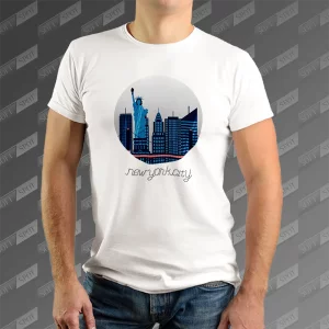 تیشرت مردانه طرح New York City TS-817
