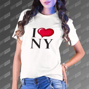 تیشرت زنانه طرح I Love New York TS-818