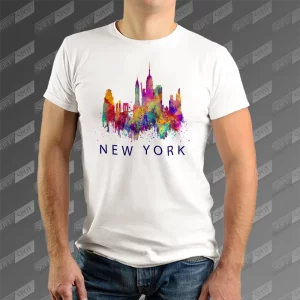 تیشرت مردانه طرح New York TS-823