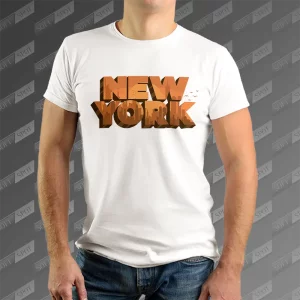 تیشرت مردانه طرح New York TS-826