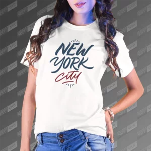 تیشرت زنانه طرح New York City TS-830