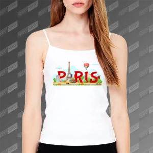 تاپ زنانه طرح Paris TS-843