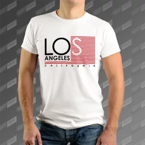 تیشرت مردانه طرح Los Angeles California TS-853