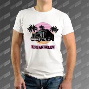 تیشرت مردانه طرح Los Angeles TS-859