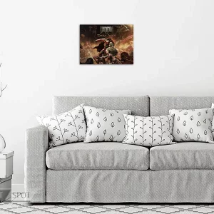 تخته شاسی طرح Doom The Dark Ages Key art MDF-223