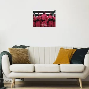 تخته شاسی طرح Squid Game AI Artwork MDF-238