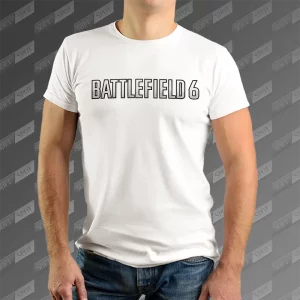 تیشرت مردانه طرح Battlefield 6 Logo TS-928