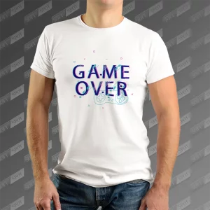 تیشرت مردانه طرح Game Over TS-945
