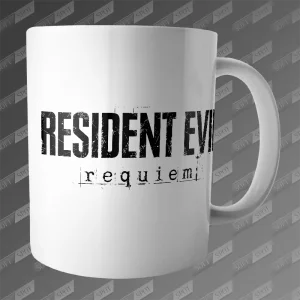 ماگ طرح Resident Evil Requiem Black Logo MG-644