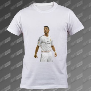 تی شرت مردانه سفید Cristiano Ronaldoo TS-00000002