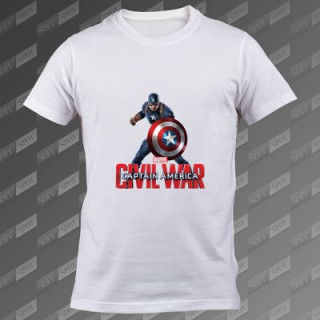 تیشرت مردانه طرح Captain America Civil War TS-193