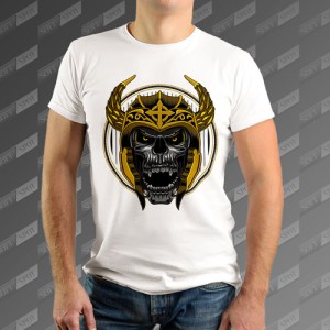 تیشرت مردانه طرح King Wild Skull TS-358