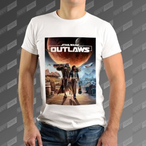 تیشرت مردانه طرح Star Wars Outlaws TS-368
