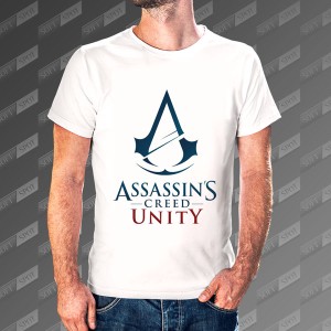 تیشرت مردانه طرح Assassins Creed Unity TS-383