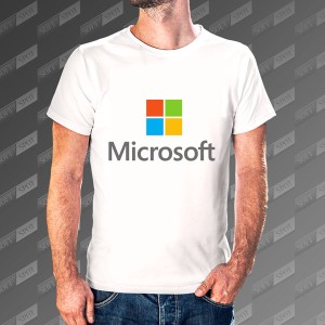 تیشرت مردانه طرح Microsoft TS-122