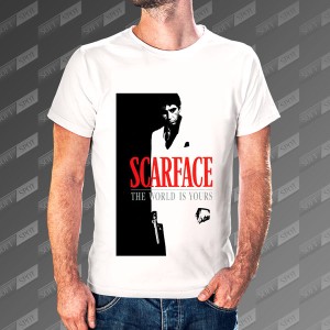 تیشرت مردانه طرح Scarface TS-200