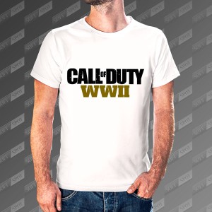 تیشرت مردانه طرح Call of Duty WWII TS-174