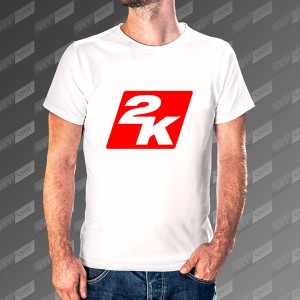 تیشرت مردانه طرح 2K Games TS-133