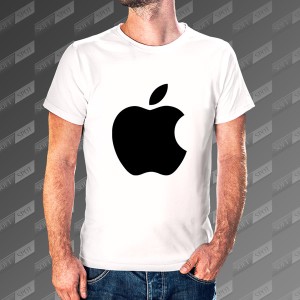 تیشرت مردانه طرح Apple TS-124