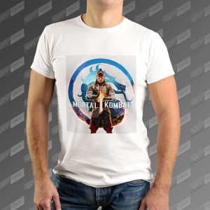تیشرت مردانه طرح Mortal Kombat 1 Liu Kang TS-406