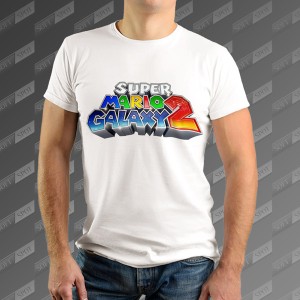 تیشرت سفید Super Mario Galaxy 2 TS-37