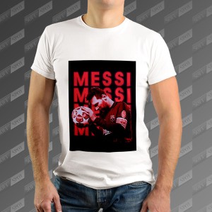 تیشرت مردانه طرح Lionel Messi TS-11