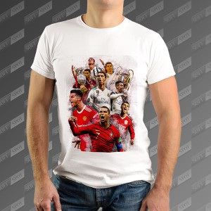 تیشرت مردانه طرح Cristiano Ronaldo TS-01