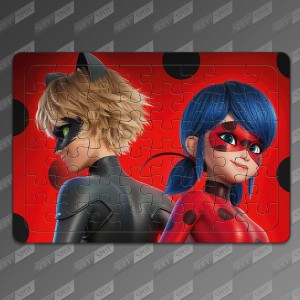 پازل طرح Ladybug And Cat Noir  PZL-06