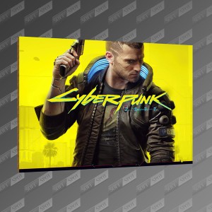 تخته شاسی طرح Cyberpunk 2077 V MDF-08
