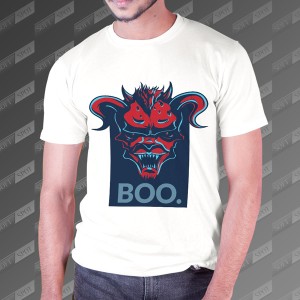 تیشرت مردانه طرح Fiery Demon TS-418